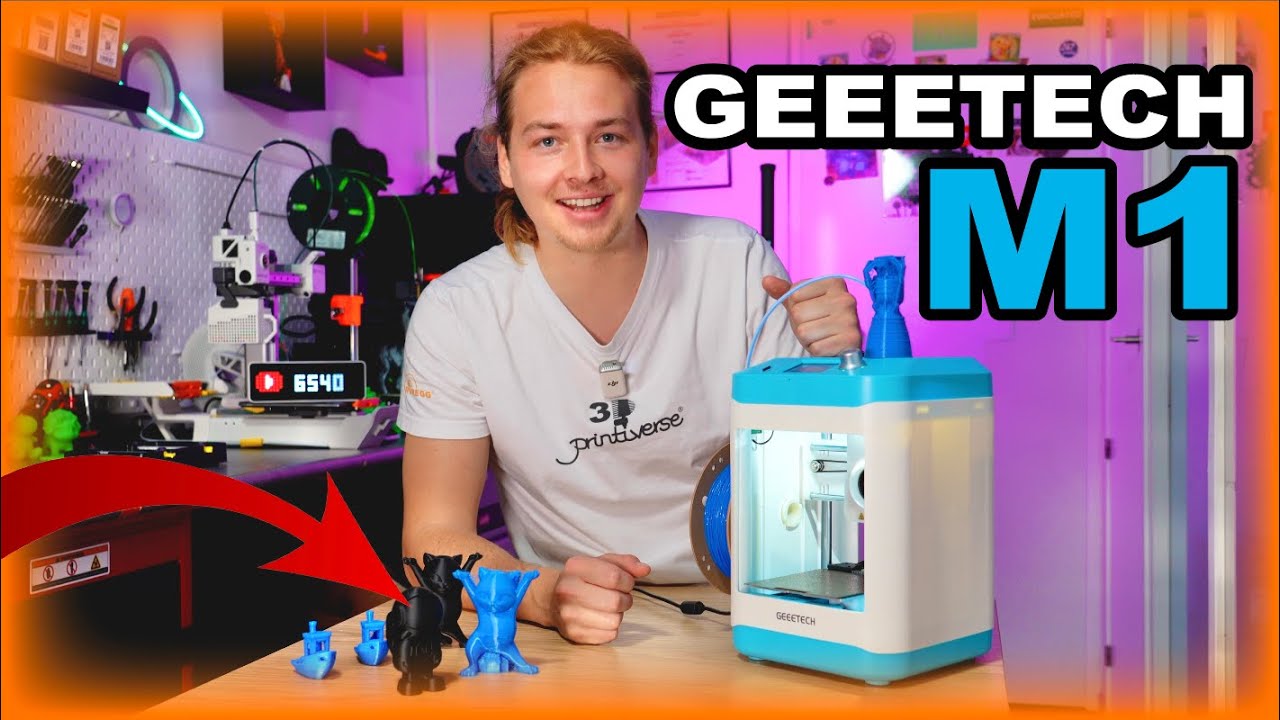 Mini Kinder 3D Drucker / Geeetech M1 Review / SU