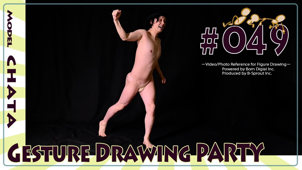 GESture DRAWing Party : #049 Chata/チャタ　－Video/Photo Reference for Figure Drawing－