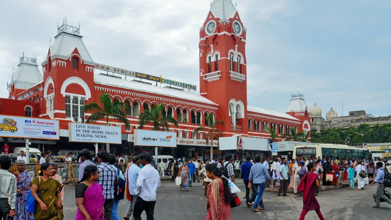 Chennai Central ✅Chennai Central railway station ❤️ Tamil Nadu 🌳 Chennai Central...