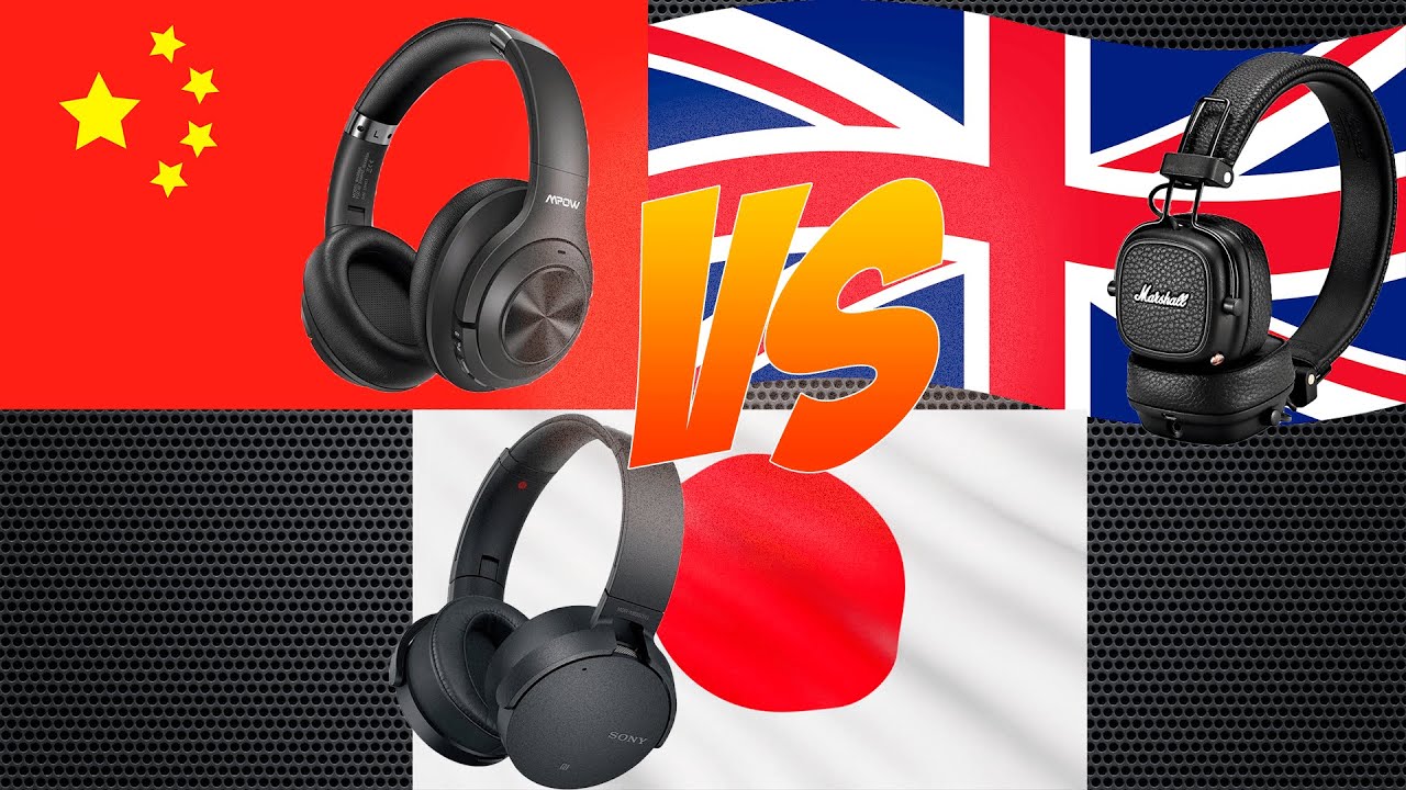 Битва беспроводных наушников. Китай(MpoW) vs Англия(Marshall) vs Япония(Sony)