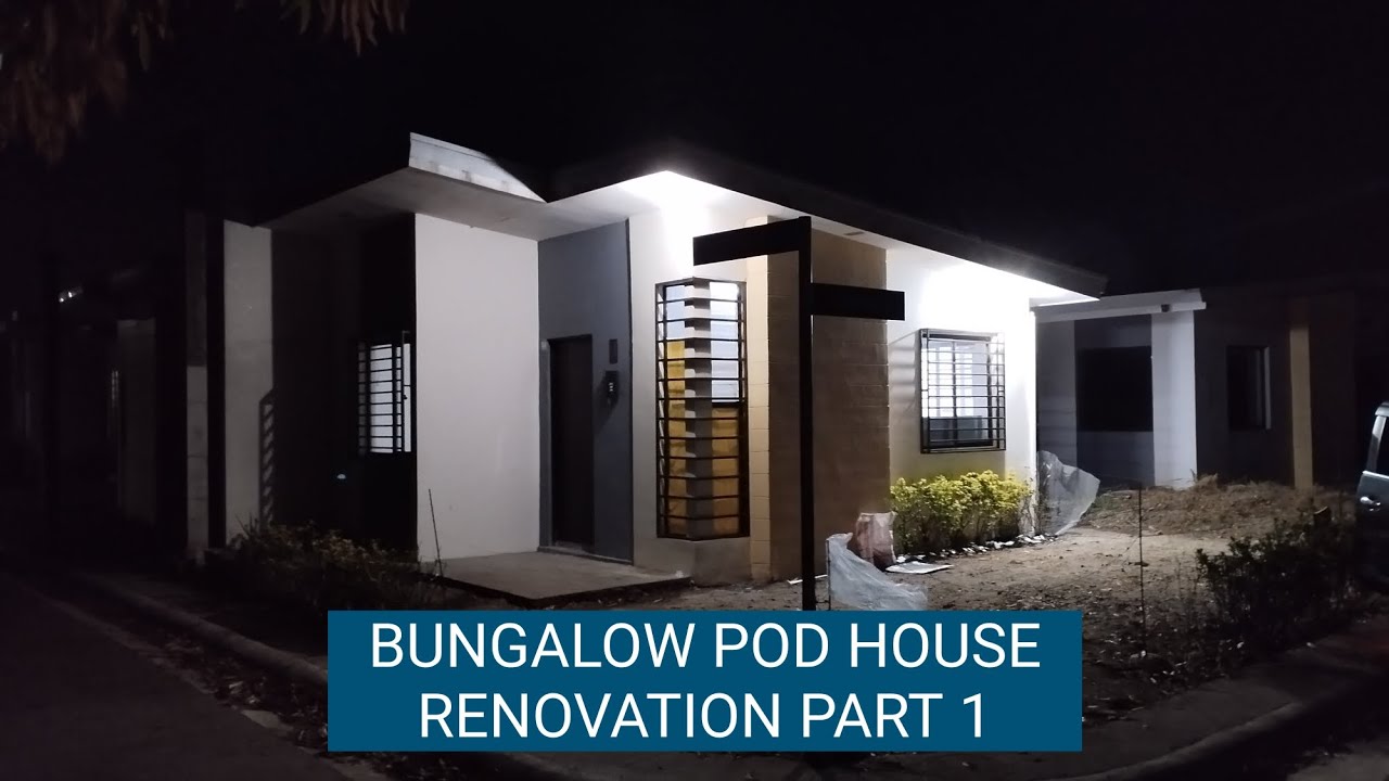 Bungalow Pod Renovation improvement Tiles ceiling drywall painting Part 1 Amaia Scapes Pampanga