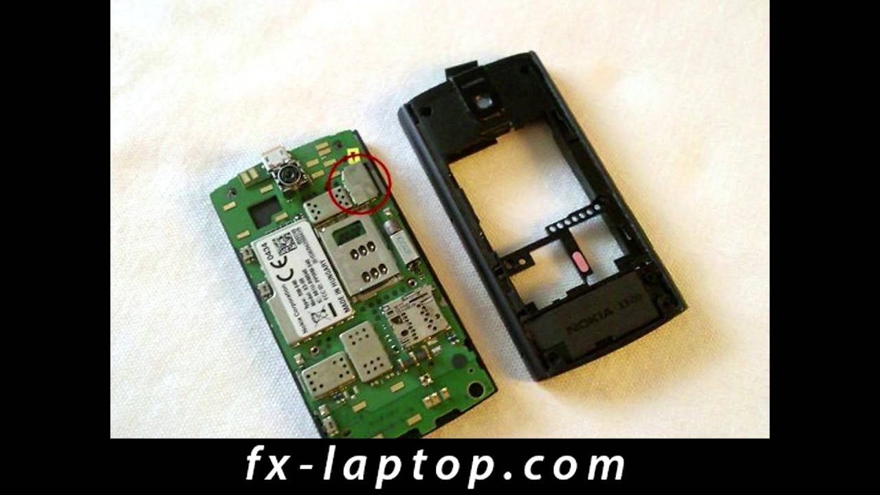 Disassembly Nokia X3 - Battery Glass Screen Replacement