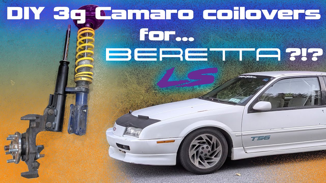 Койловеры Camaro на Beretta #LSswap — самостоятельная модернизация с улучшенными креплениями и ко...