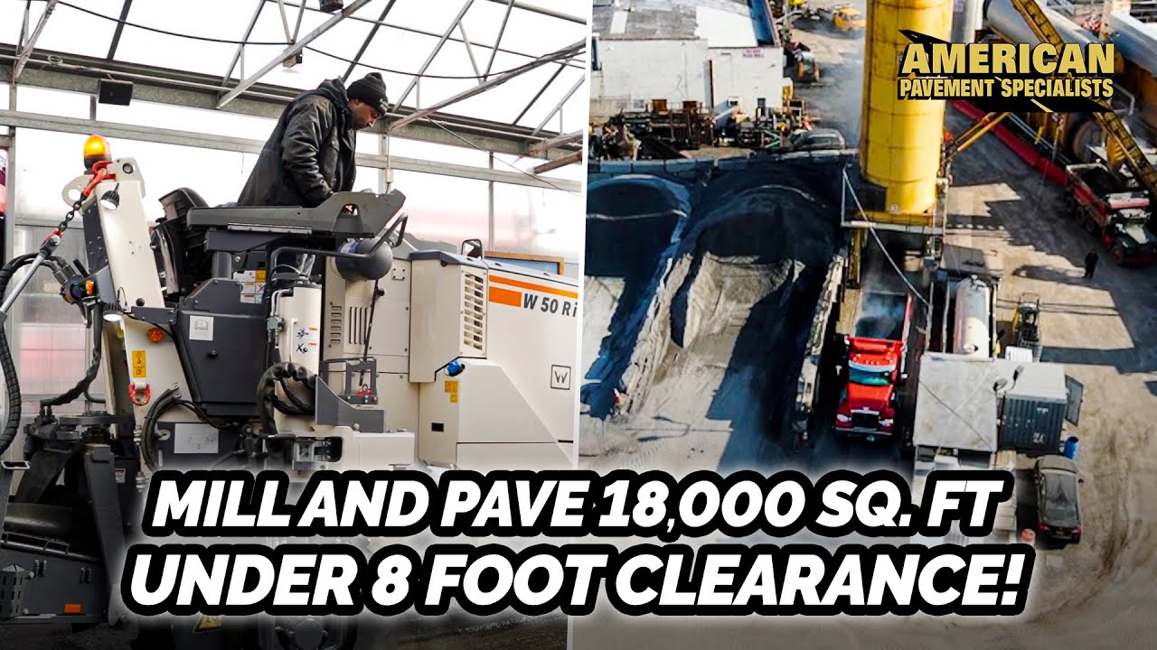 Mill and Pave 18,000 Sq. Ft. Under 8 Ft. Clearance - Stew Leonard's