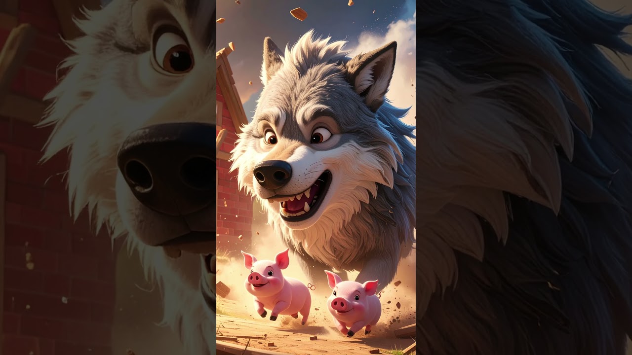 The Wolf’s Biggest Mistake! 🏠🌬️ Three Little Pigs | Moral Stories for Kids 