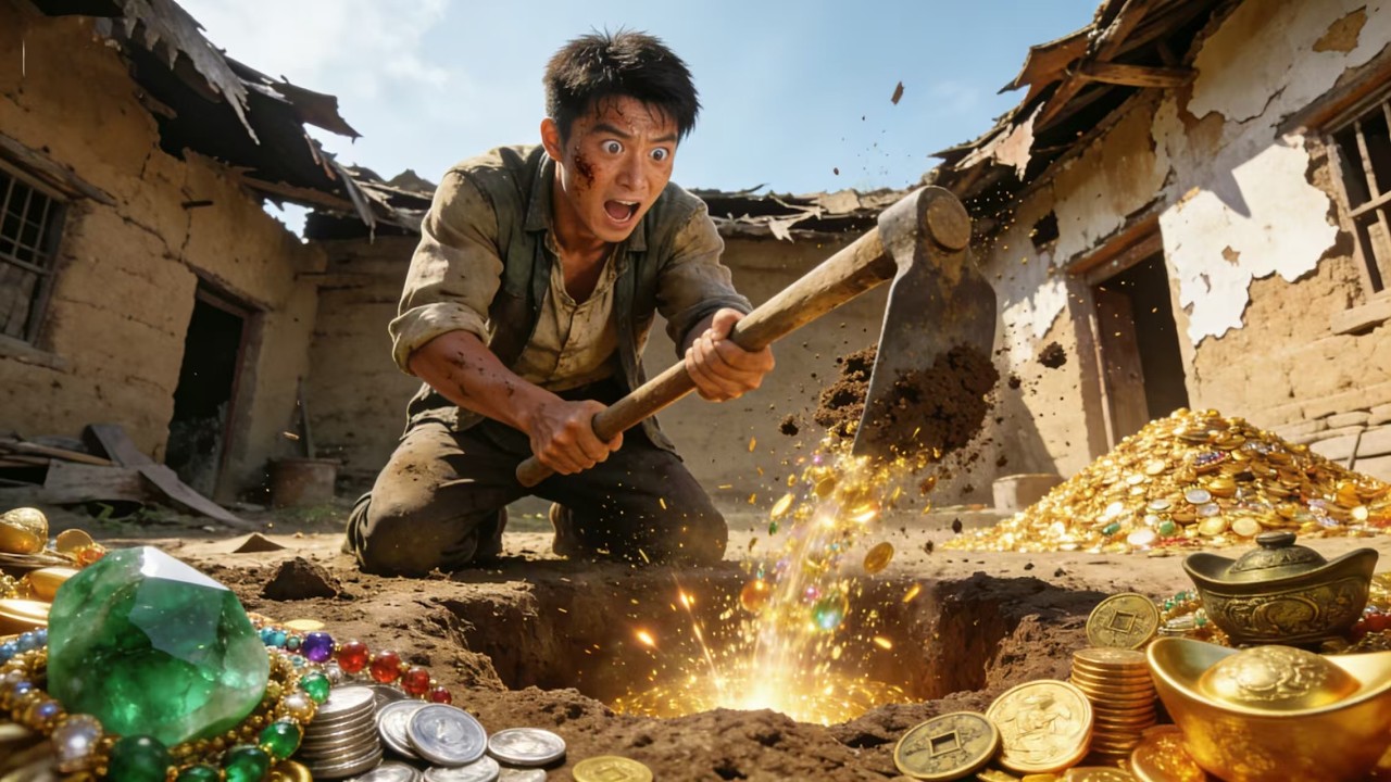 Despised poor boy awakens X-ray vision, uncovers massive treasure, and gets revenge on everyone!