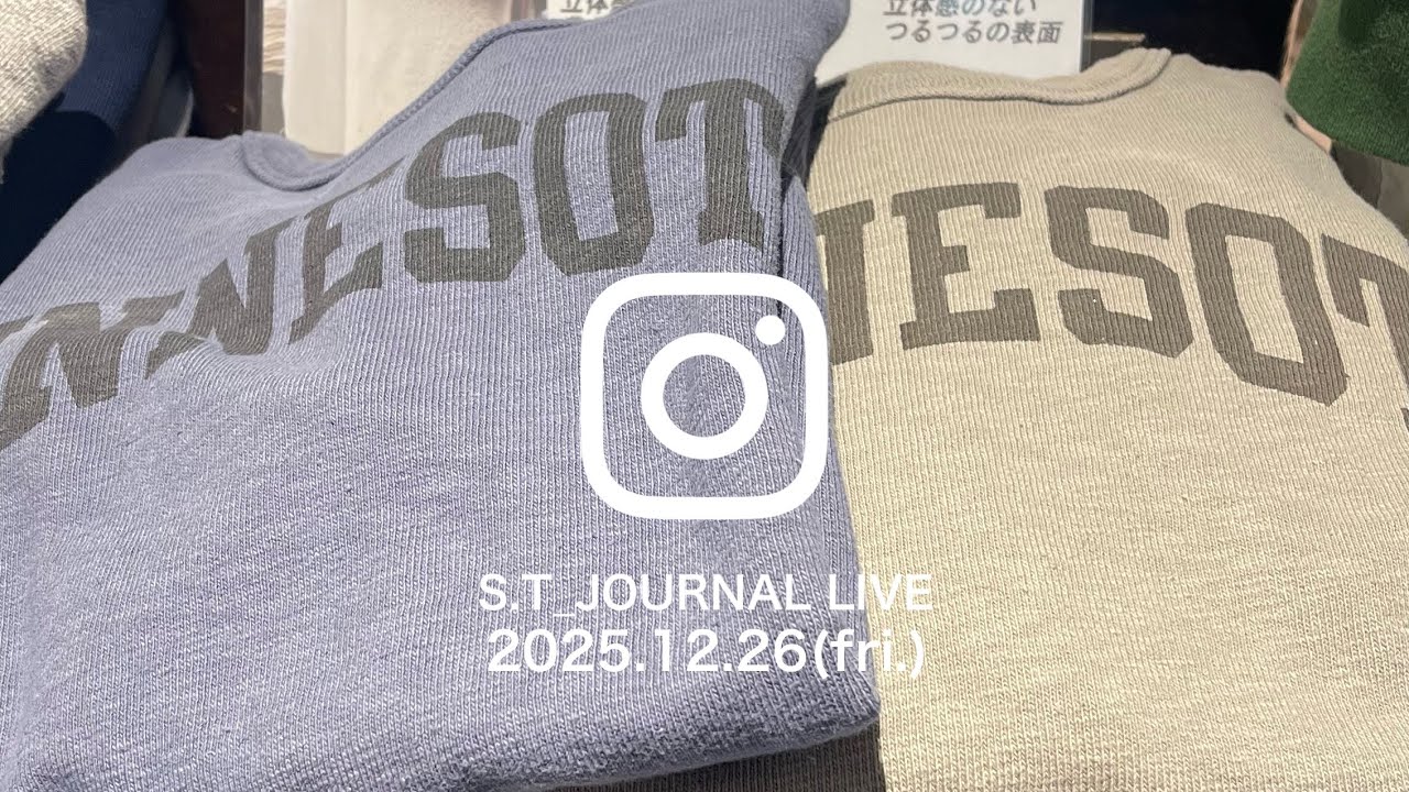 2025年最後のコラボ商品入荷！〜POPUP会場からコーディネート生配信〜