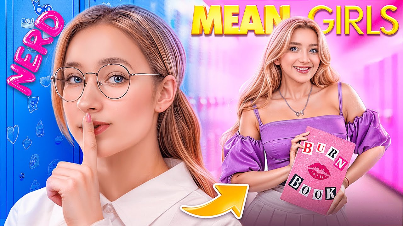 Nerd vs Popular! Nerd Glow Up Into Mean Girl