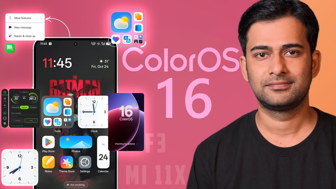 POCO F3 / Mi 11x : ColorOS 16 With Pro Features and Customization
