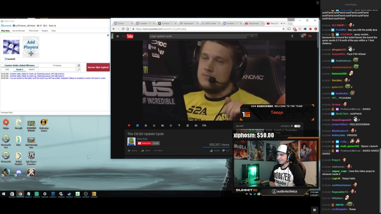 SUMMIT1G REATCS TO The CS:GO Update Cycle