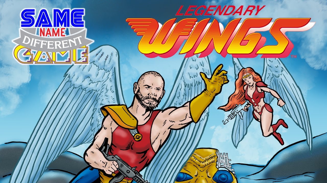 То же название, другая игра: Legendary Wings (Arcade vs. NES)