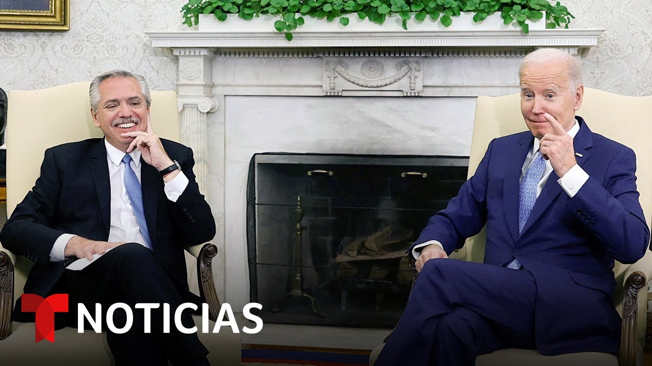 Biden recibe al presidente de Argentina en la Casa Blanca