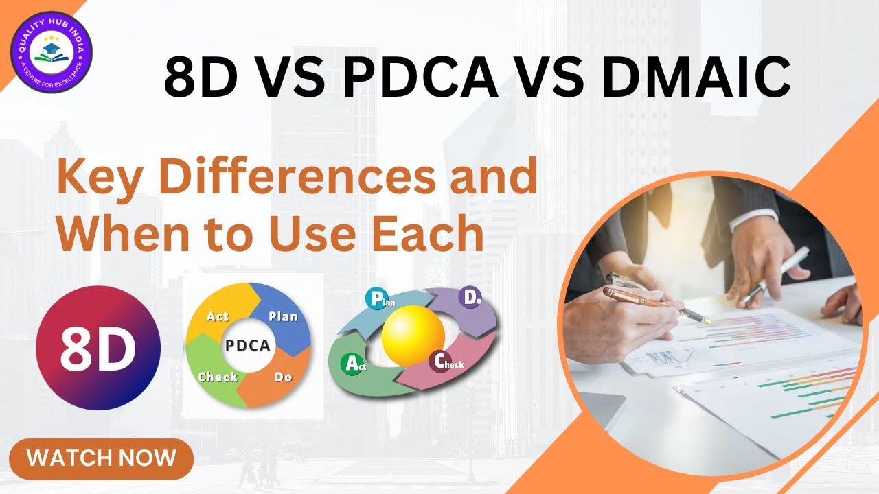8D vs PDCA vs DMAIC | Key Differences and When to Use Each|