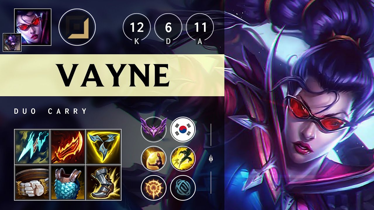 Vayne ADC vs Draven: Unstoppable - KR Master Patch 14.23