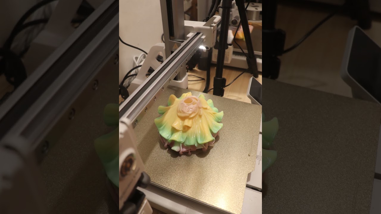 3D Print Timelapse: Elegant Dress Planter & Statue 👗🪴 | Artistic Home Decor (Bambu Lab P2S/A1 Combo)