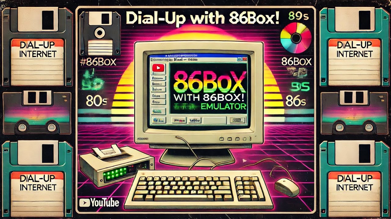 Browsing the Web like it's 1994 - 86Box Trumpet Winsock Windows 3.1 Dial-Up 56k Modem