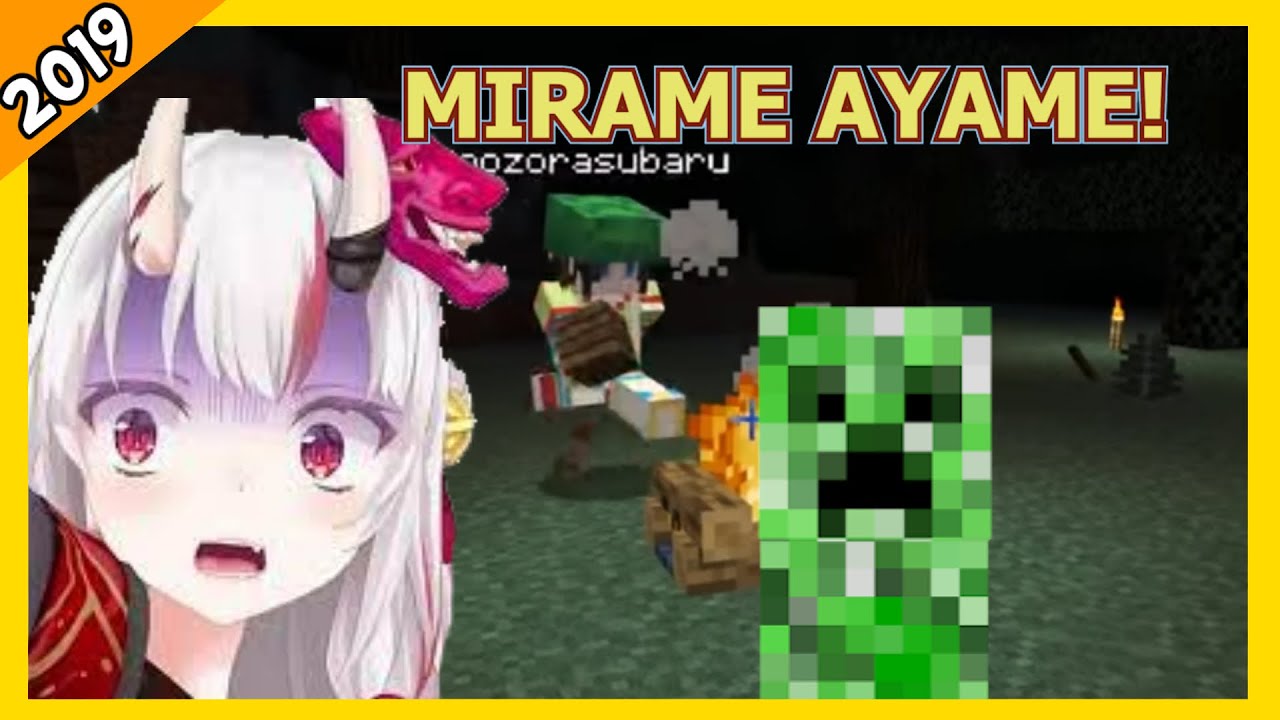 Subaru explota tratando de impresionar a Ayame en Minecraft [Hololive Sub Español]