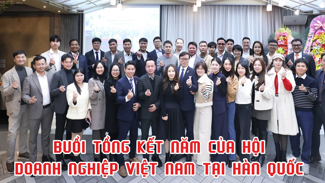 Buổi tổng kết của Hội DN Việt Nam tại HQ ngoài trời lạnh, trong hội trường rất nóng | Thi Hàn Quốc 