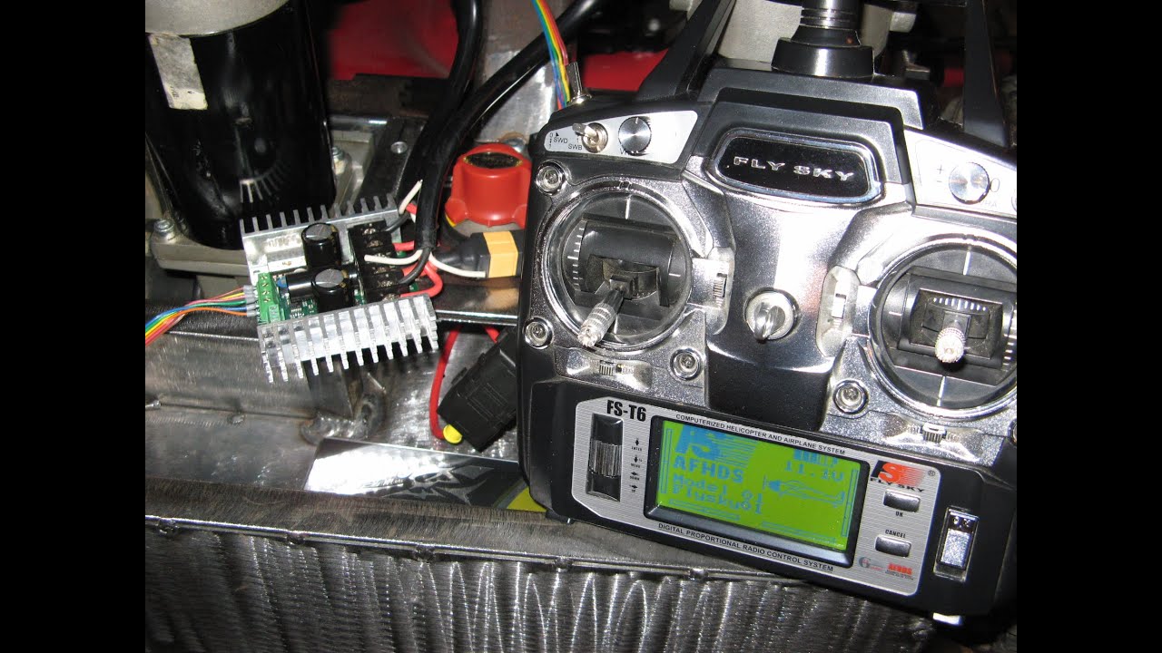 RC Lawn Mower V2: Pt. 13 - Motor and R/C signal function test