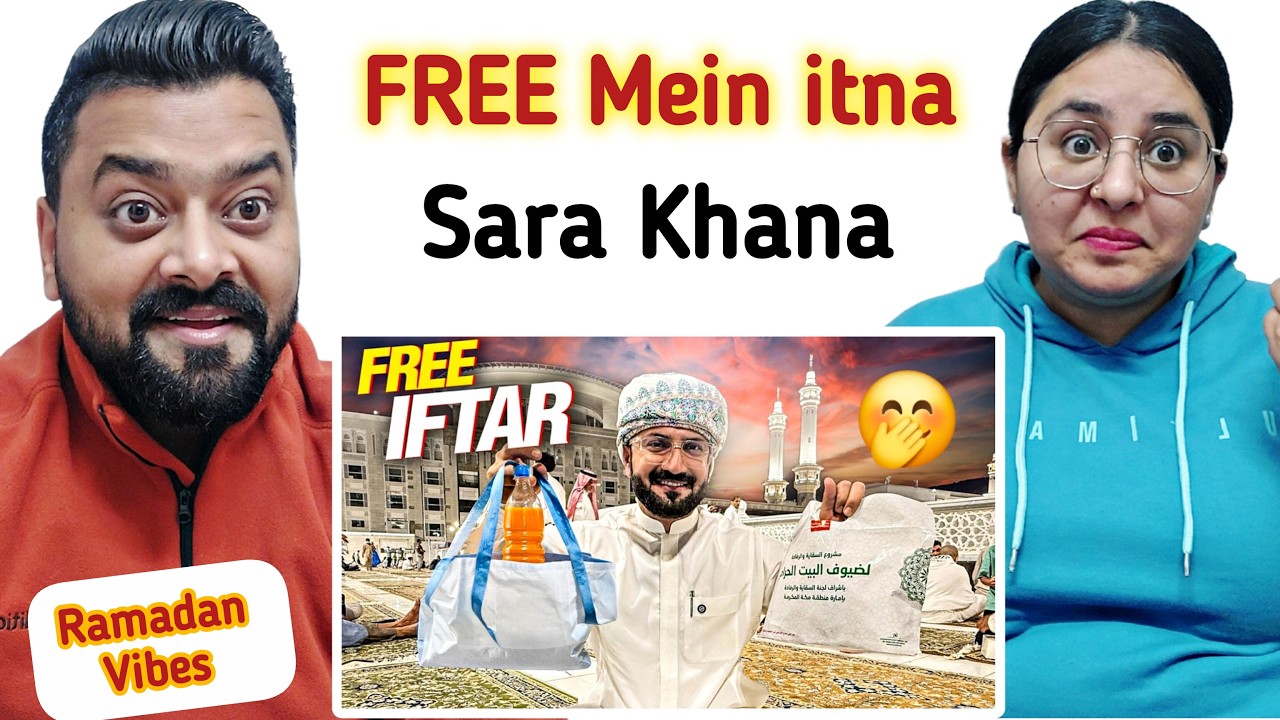 Indian Reaction on Free IFTAR Challenge at Masjid Al Haram ❣️| Ramadan 2026 Special Video