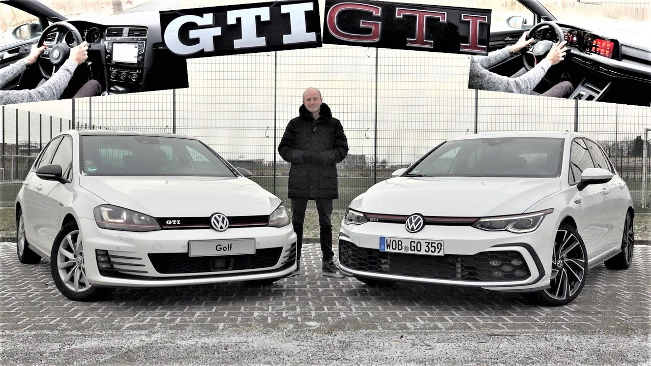 VW Golf 7 GTI vs. VW Golf 8 GTI - ALT behalten oder NEU kaufen? Das Duell! Vergleichstest Review