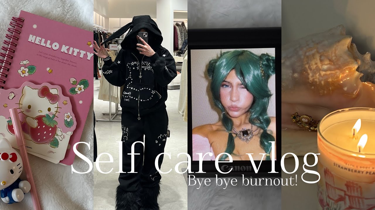 НЕПРОДУКТИВНЫЙ ВИДЕОБЛОГ | День заботы о себе для восстановления после выгорания! 🪷