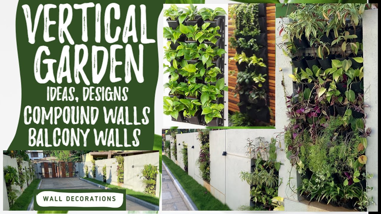Vertical Garden Wall | House Tour | Landscape Architecture | Compound Wall
