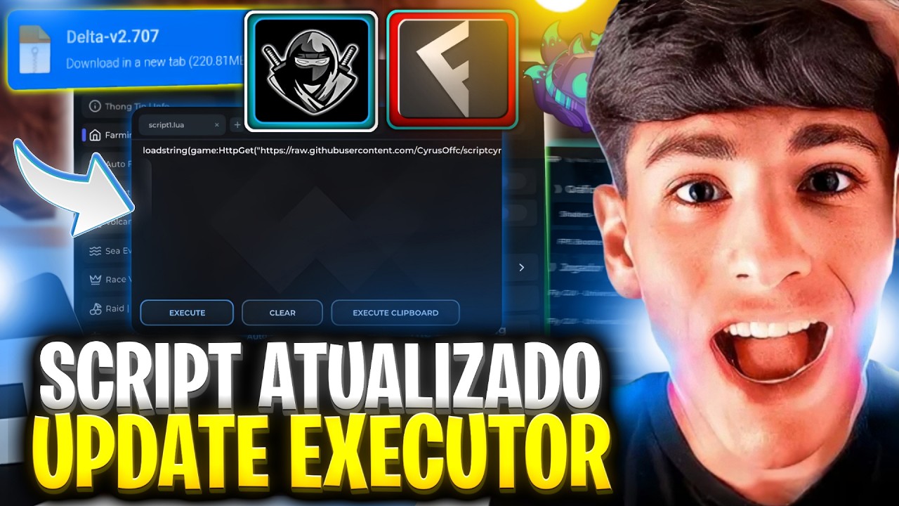 ✅Executor DELTA Atualizado + SCRIPT Sem Key (LINK DIRETO) - Update Script Roblox (CELULAR/PC)