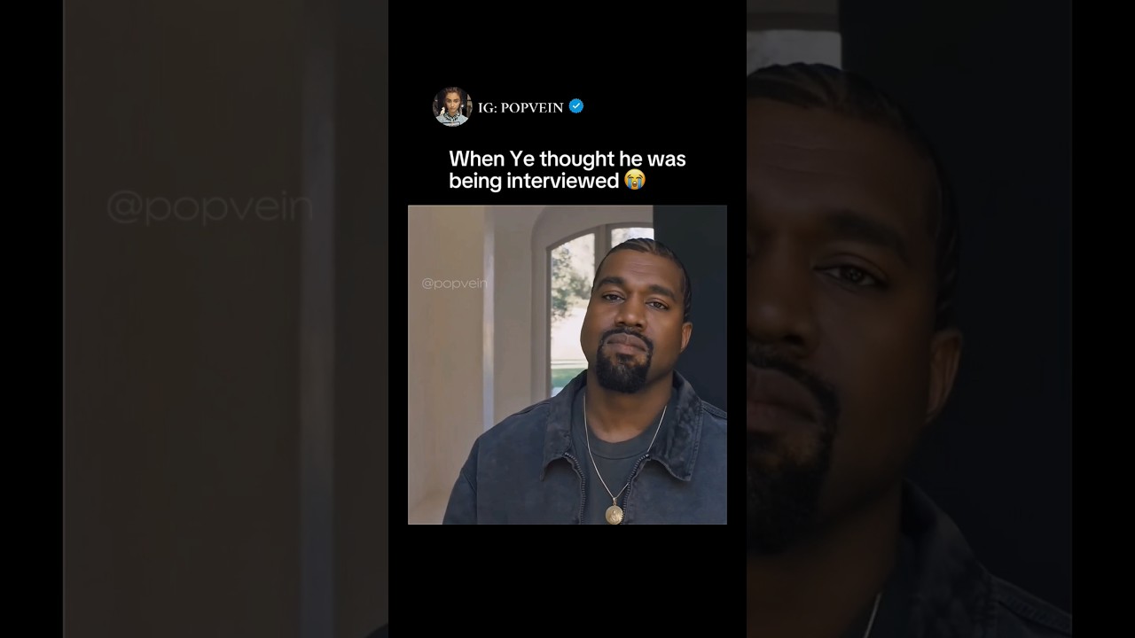 Kanye West thought he was being interviewed 😭