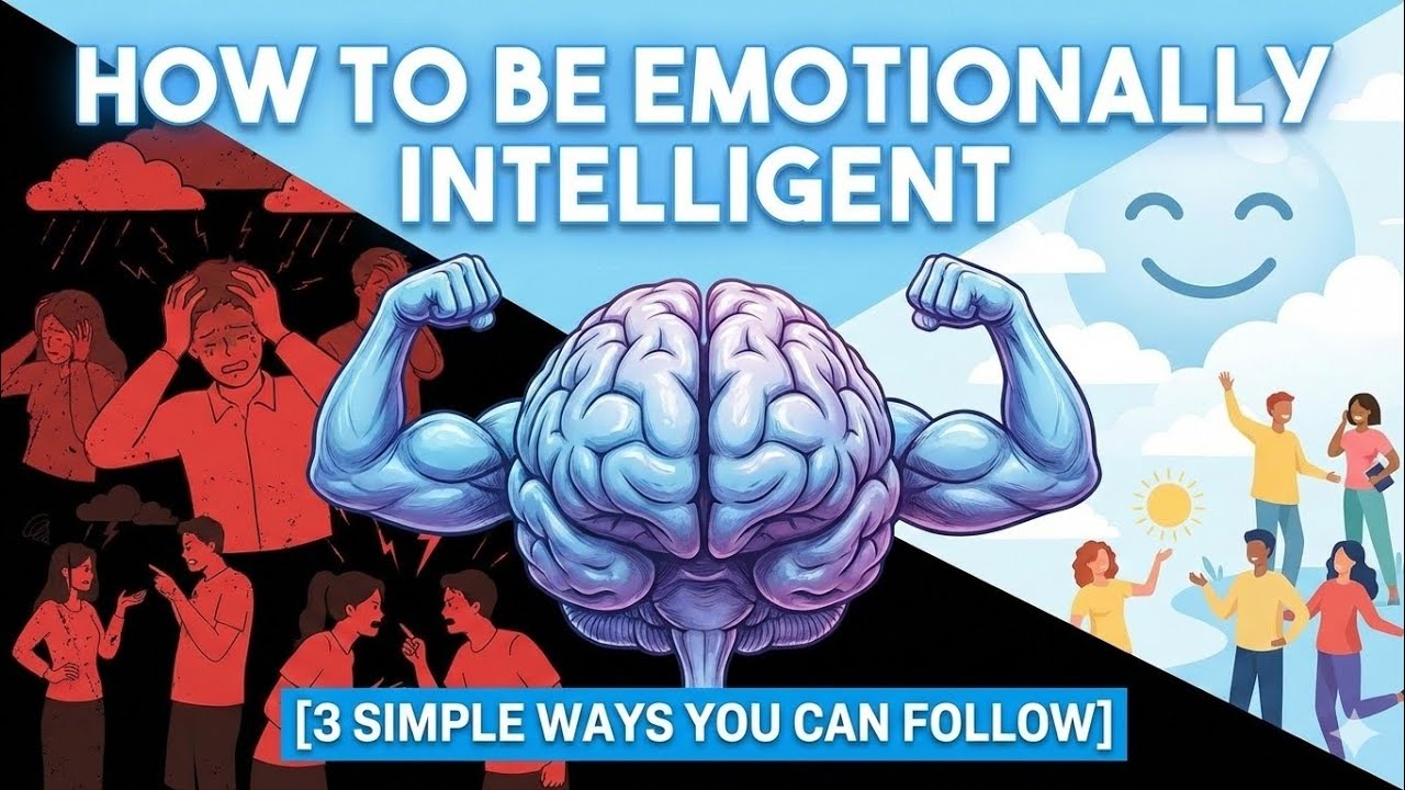 💡HOW TO MASTER YOUR EMOTIONS (3 simple and actionable ways you can do it)