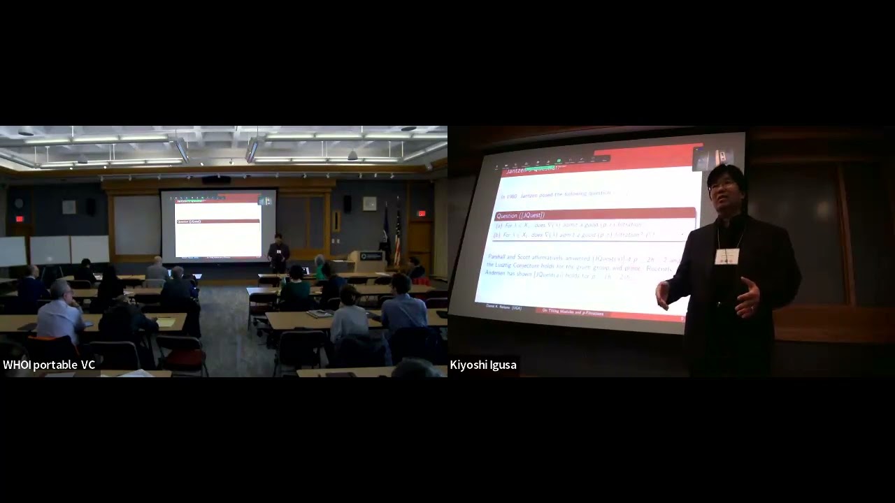 Daniel Nakano: On tilting modules and p-filtrations [Alternate Version]