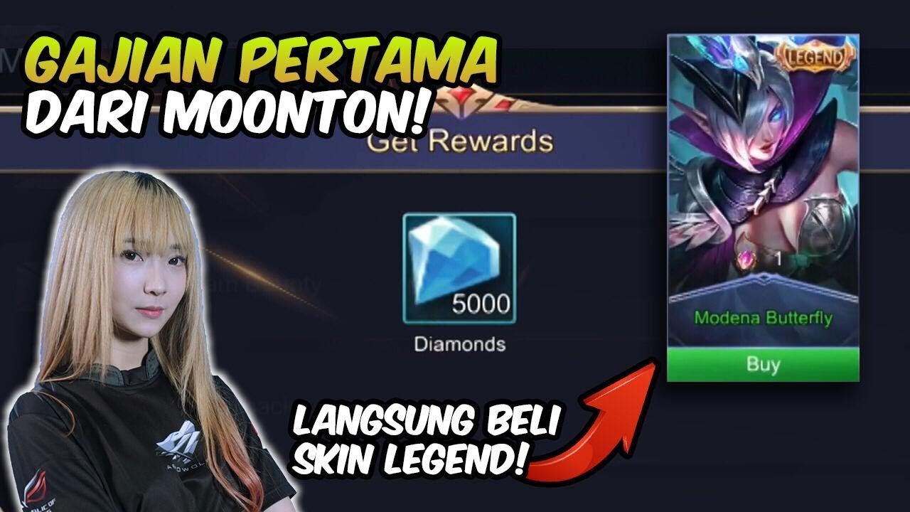 ABIS GAJIAN DARI MOONTON, AUTO BELANJA SKIN LEGEND!