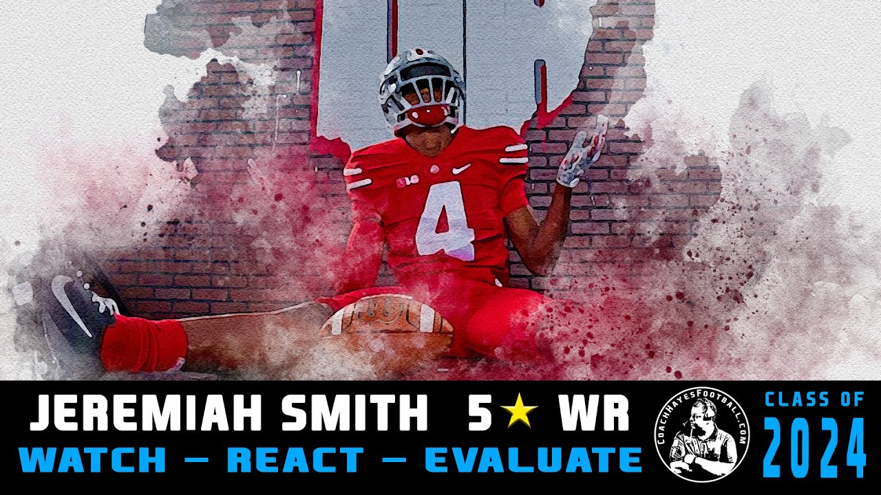 Jeremiah Smith Highlight Breakdown | 5⭐ WR has committed to Ohio State #WRE24 🔵