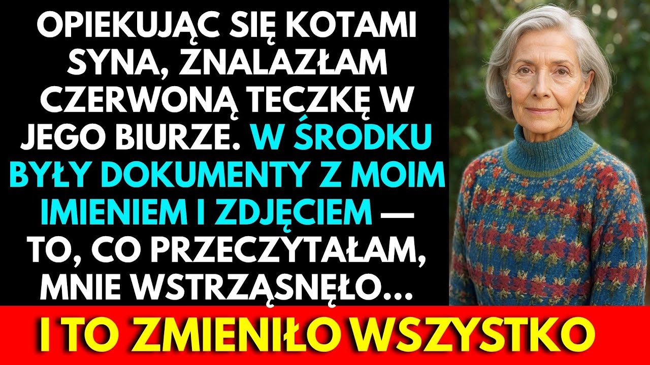 Mój Syn Powierzył Mi Opiekę Nad Swoimi Kotami, Ale Zostawił Teczkę Z Moim Imieniem
