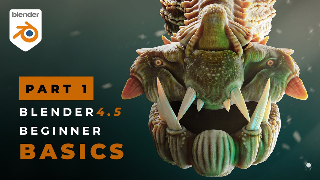 Blender 4.5 Full Course Part 1 - Scene Overview