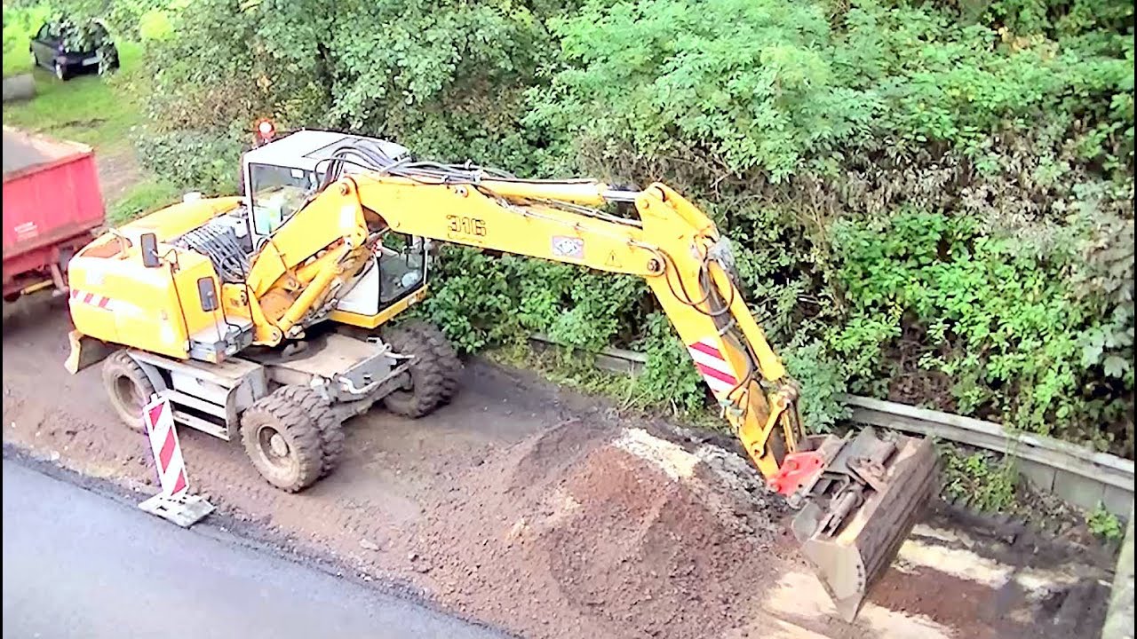 Mobilbagger Liebherr A316 / Wheeled excavator Liebherr A316