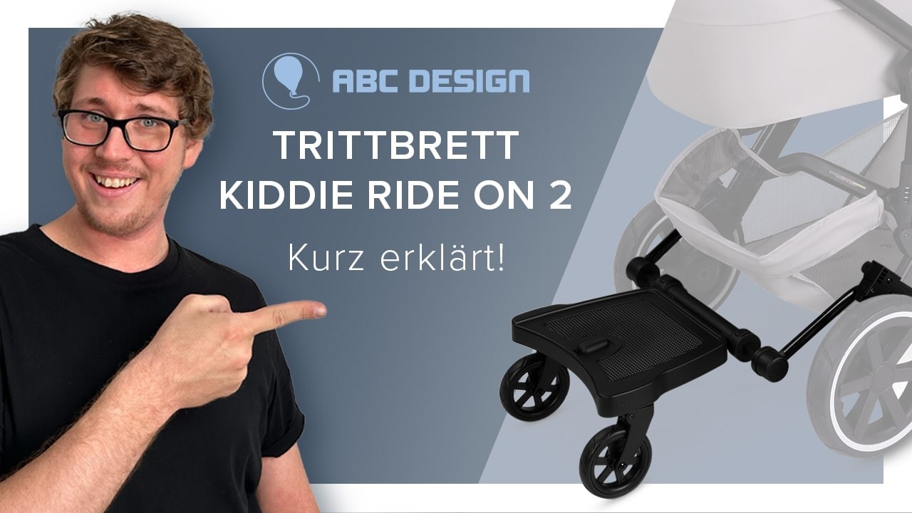 Trittbrett KIDDIE RIDE ON 2  - Buggyboard für Buggy & Kinderwagen | ABC Design