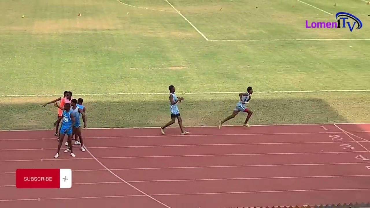 Boys 1000m medley. Heat 3. Zone 6. Ashanti Region Inter-Co. 2024.