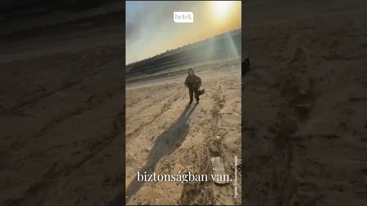 ELKÉPESZTŐ FELVÉTEL A LEZUHANT F-15-ös pilótáról