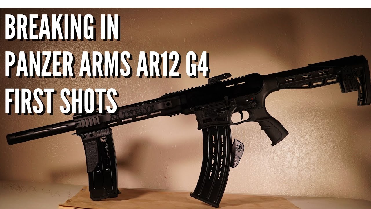 Panzer Arms AR12 G4 Breaking in with Different types of ammo