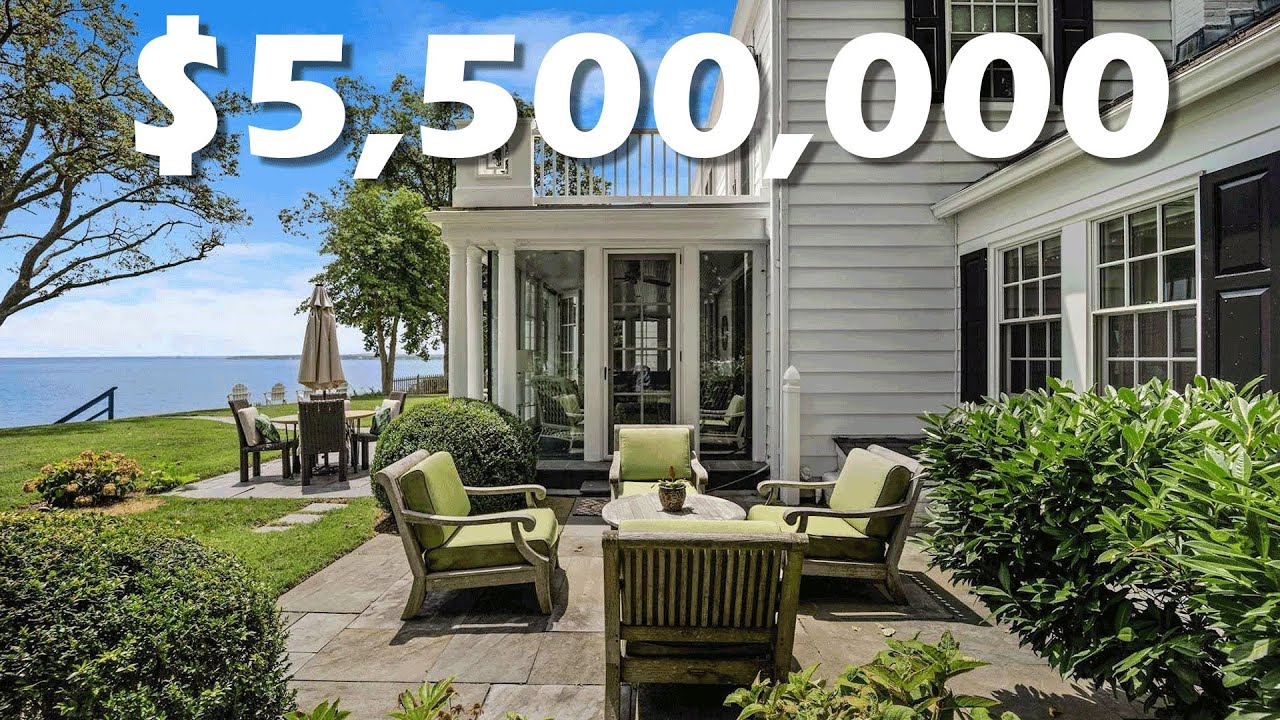 Beautiful $5.5M Chesapeake Bay Waterfront Home with Spectactular Views