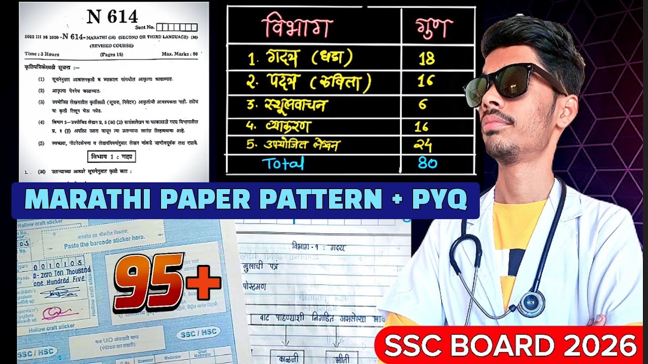 MARATHI PAPER PRESENTATION || SSC BOARD EXAMS 2026 || CLASS 10 || SSC || MARATHI PAPER PATTERN