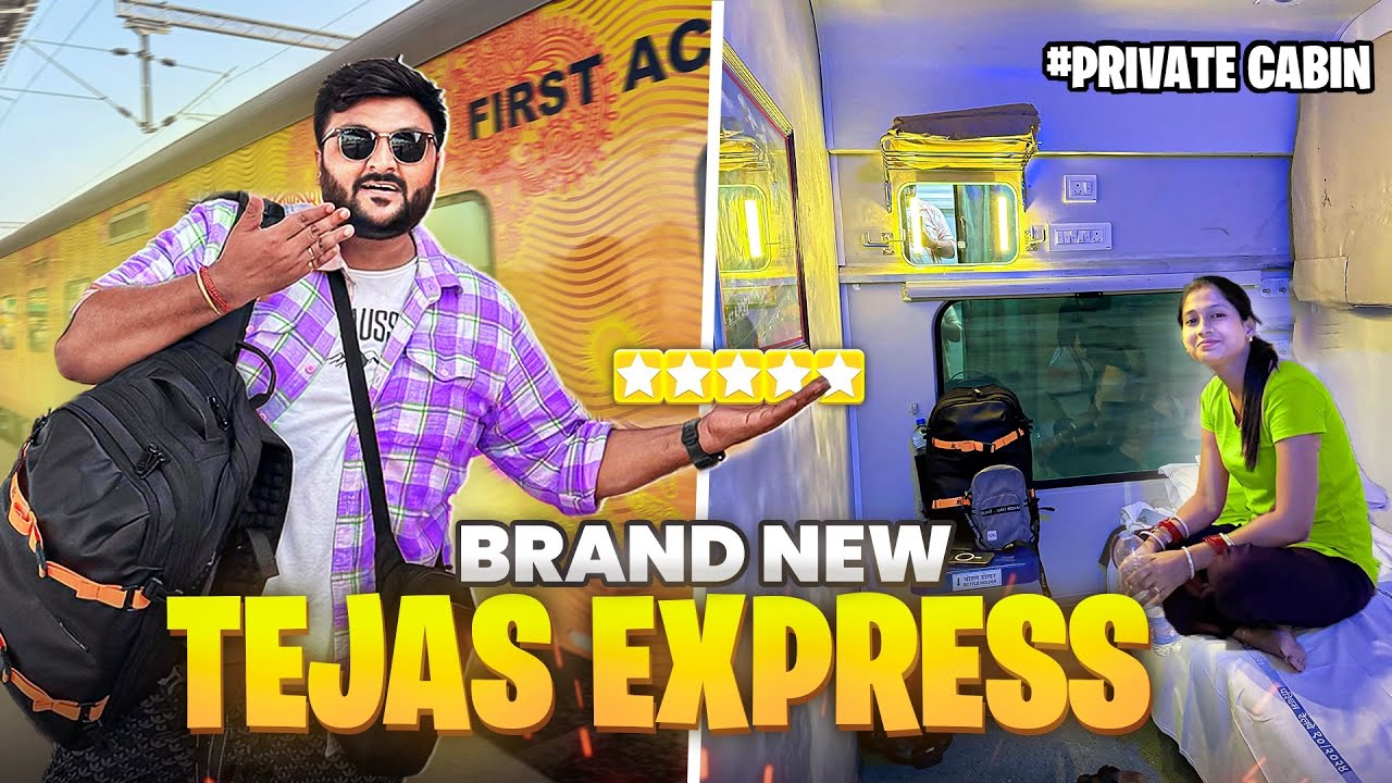 Brand New Tejas Express with 4 First Class Upgraded Coaches || Rajkot-Mumbai Special Train