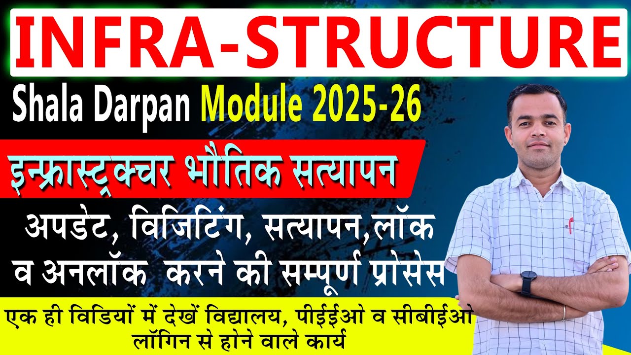School Infrastructure Verification Process | विद्यालय इंफ्रास्ट्रक्चर सत्यापन की सम्पूर्ण प्रक्रिया