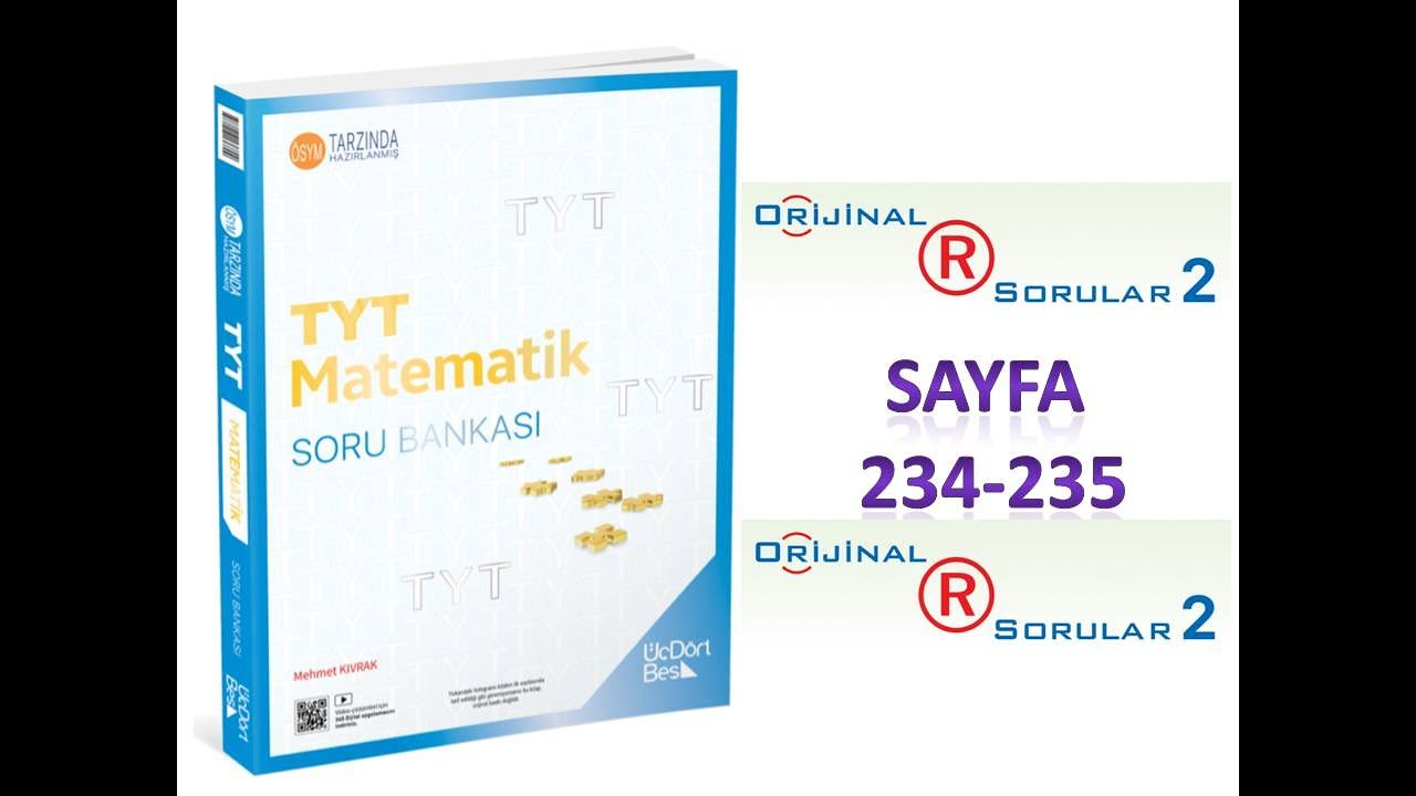 SAYI PROBLEMLERİ ORİJİNAL SORULAR 2 (345 TYT MATEMATİK 2025)