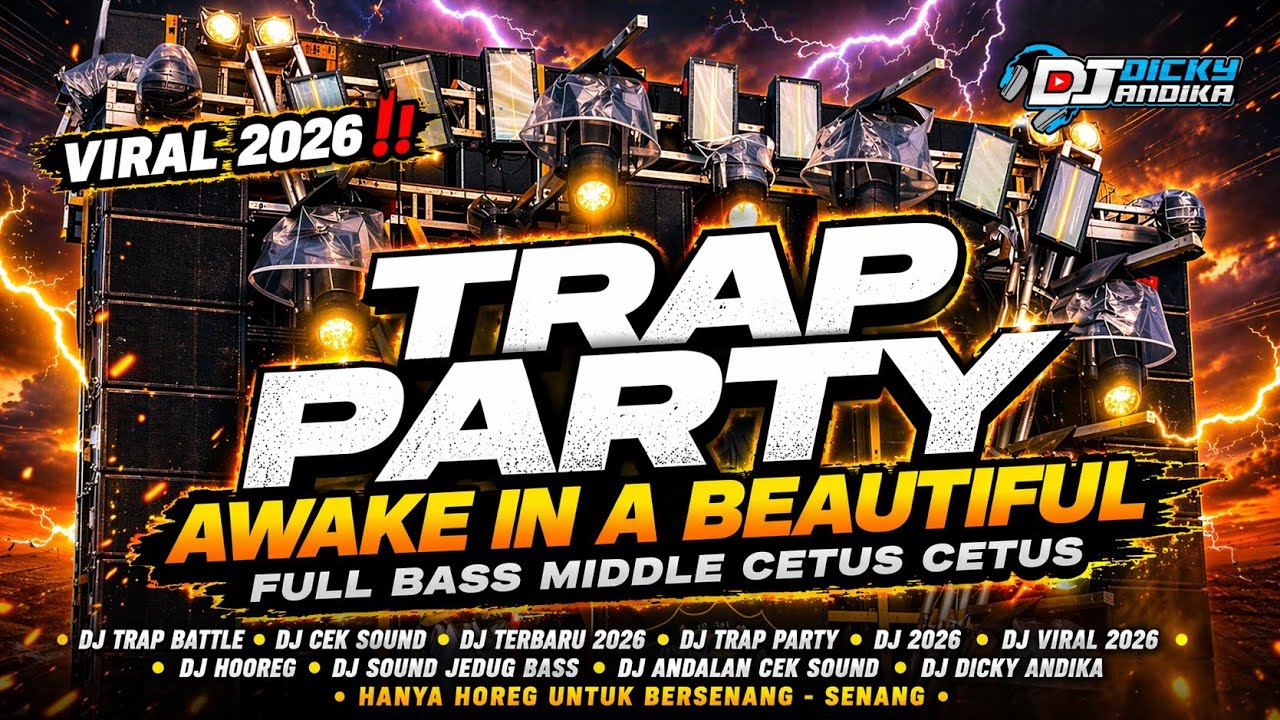 DJ TRAP PARTY TERBARU 2026 || MIDDLE CETAS - CETUS NULOP‼️