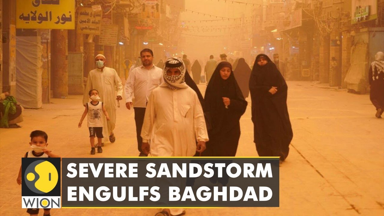 Baghdad' sky turns orange, Iraqis choke under a blanket of dust | WION Climate Tracker