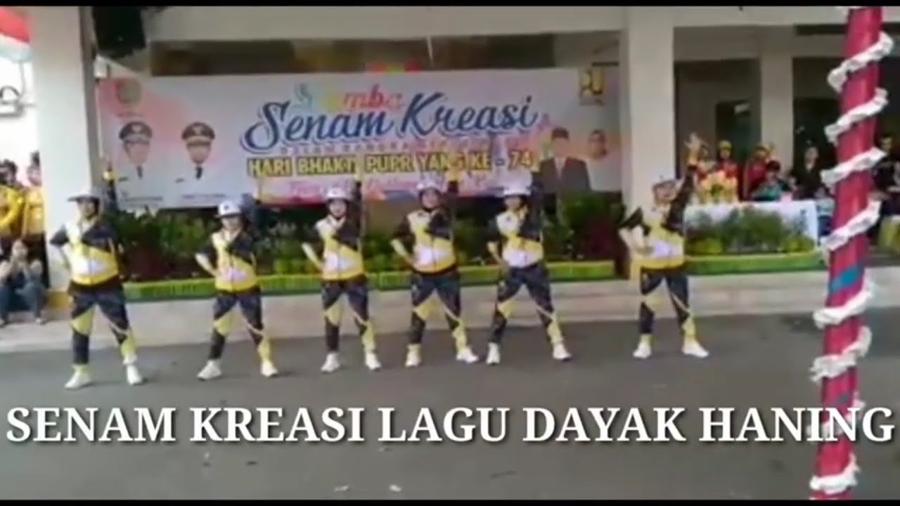 Juara 1 Senam Lagu Dayak Haning Se Kalteng