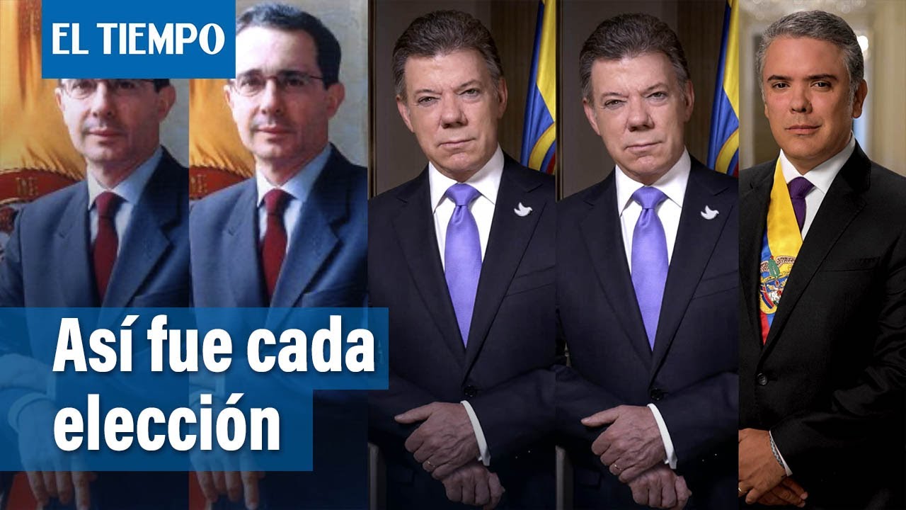 Desde Uribe a Duque: ¿Cómo fueron las votaciones en cada primera y segunda vuelta? | El Tiempo