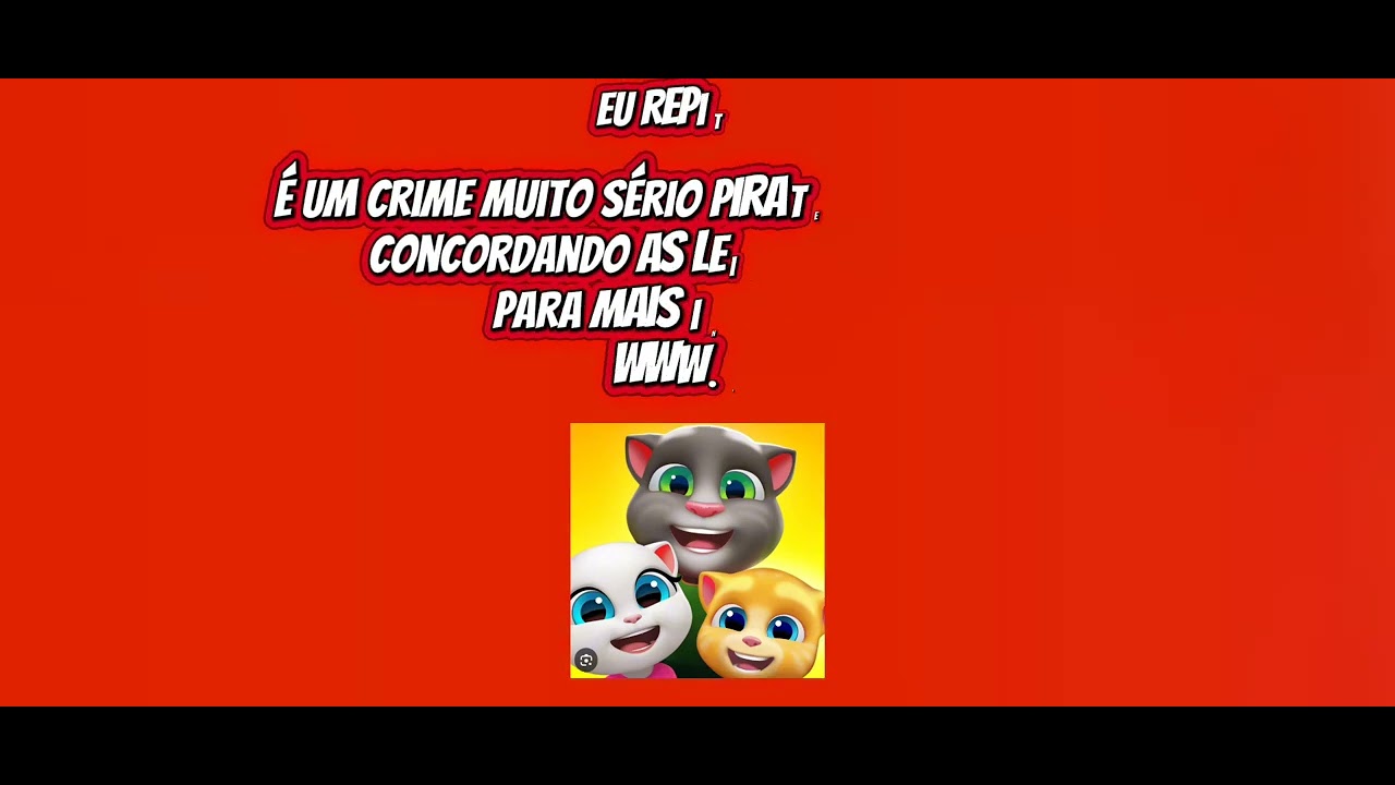 Tela anti pirataria Talking Tom amigos (2002-2005)